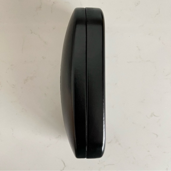 NEW Coach Shiny Black Rectangle Medium Hard Clamshell Dome Sunglass Case - Picture 6 of 10